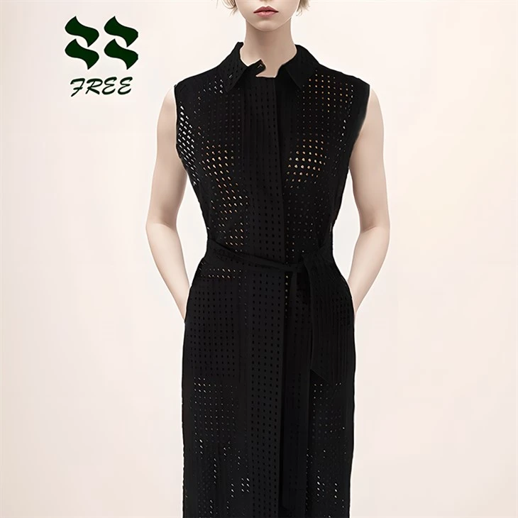 Black Lace Midi Dress